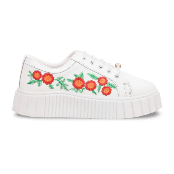Women White Casual Sneaker