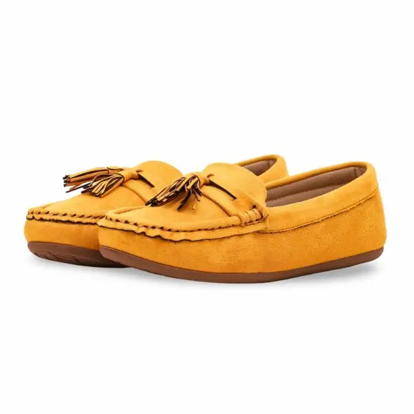 Yellow Winter Moccasin