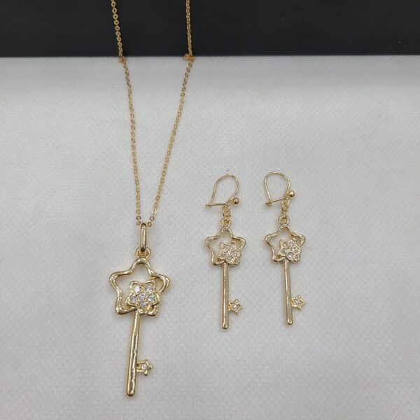 Gold Locit Necklace & Earring Exclusive at Rs.Each Set - Image 20