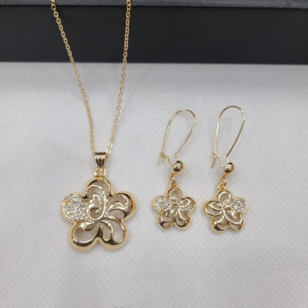 Gold Locit Necklace & Earring Exclusive at Rs.Each Set - Image 17