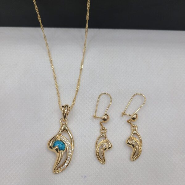 Gold Locit Necklace & Earring Exclusive at Rs.Each Set - Image 16