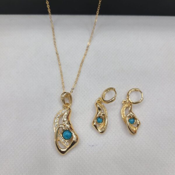 Gold Locit Necklace & Earring Exclusive at Rs.Each Set - Image 15