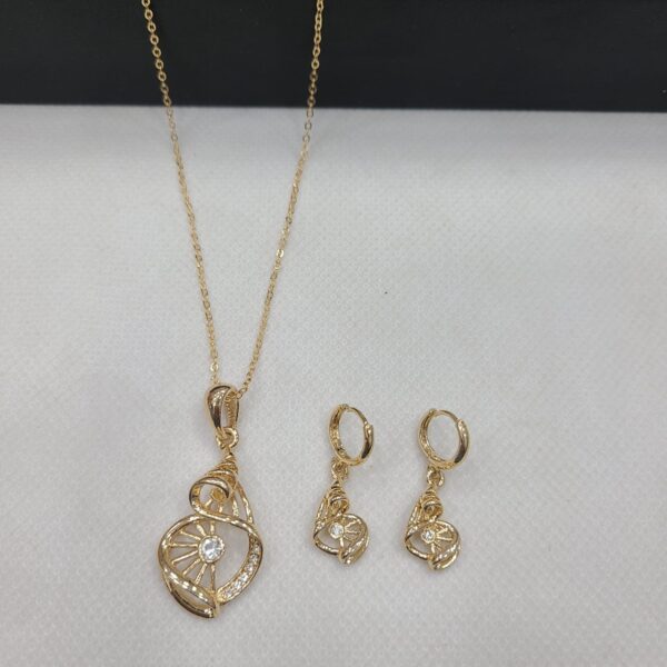 Gold Locit Necklace & Earring Exclusive at Rs.Each Set - Image 13