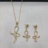 Gold Locit Necklace & Earring Exclusive at Rs.Each Set - Image 8