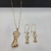 Gold Locit Necklace & Earring Exclusive at Rs.Each Set - Image 7
