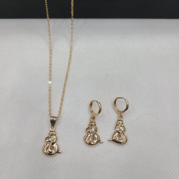 Gold Locit Necklace & Earring Exclusive at Rs.Each Set - Image 6