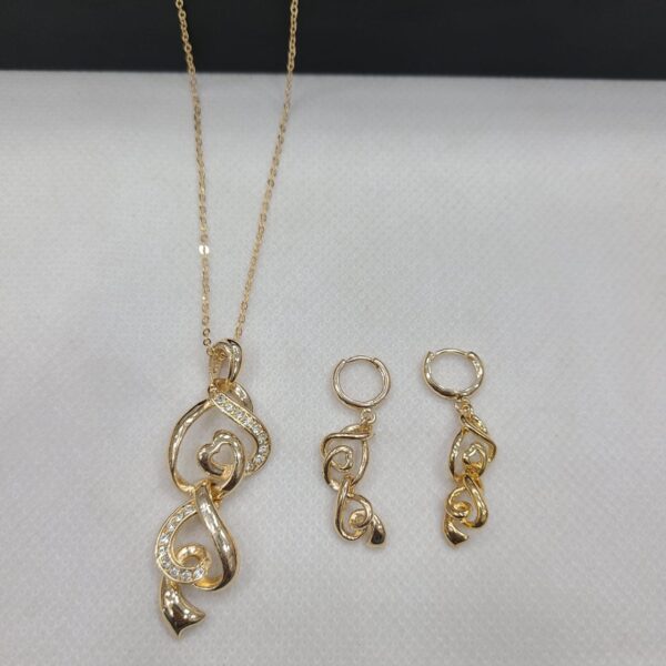 Gold Locit Necklace & Earring Exclusive at Rs.Each Set - Image 21