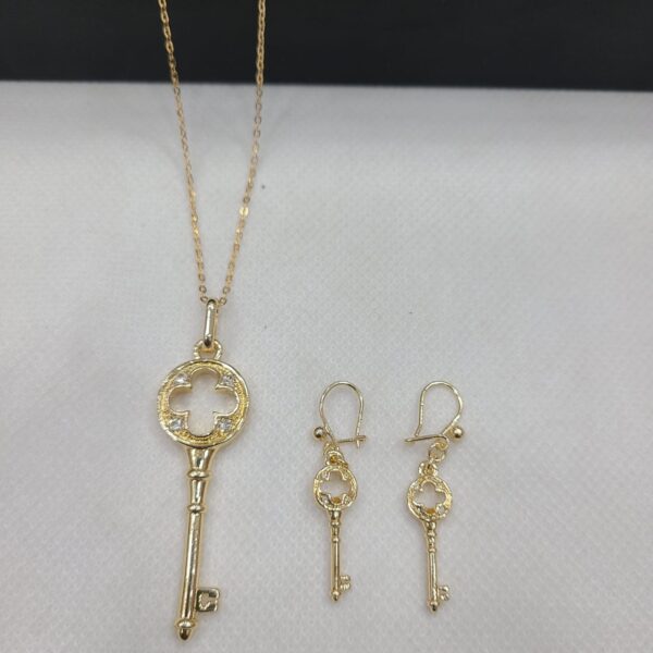 Gold Locit Necklace & Earring Exclusive at Rs.Each Set - Image 23