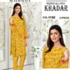 Ladies Unstitched 2pc Fabric by"Khaadi" for Winter Collection - Image 2