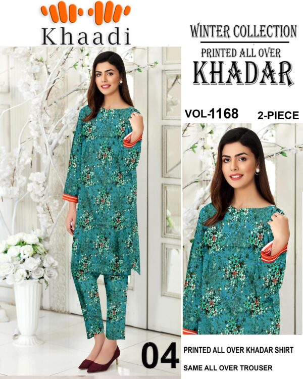 Ladies Unstitched 2pc Fabric by"Khaadi" for Winter Collection