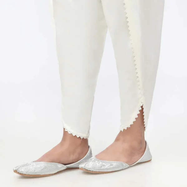 Beige Cambric Tulip Shalwar - Image 3