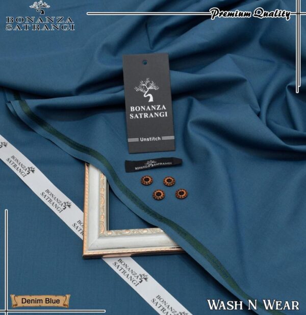 Bonanza Satrangi Unstitched man's suit Premium Quality - Image 3