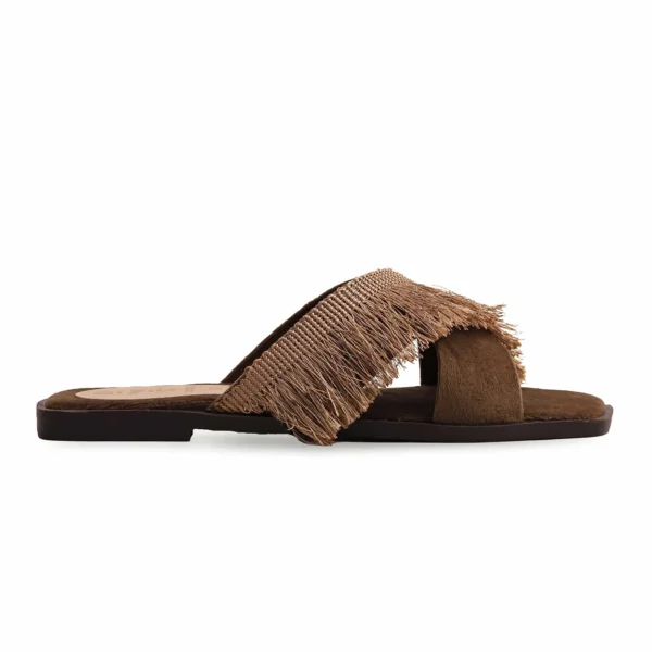 Brown Casual Slipper CL2016