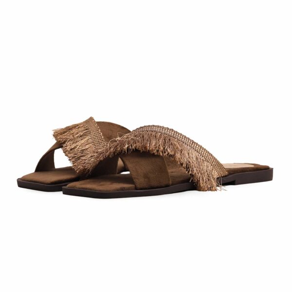 Brown Casual Slipper CL2016 - Image 4