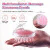 Silicon Shampoo Massage Burush Dry and Wet use - Image 2
