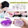 Silicon Shampoo Massage Burush Dry and Wet use