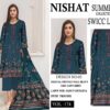 NISHAT 3PCs Ladies Summer collection SWICC Lawn