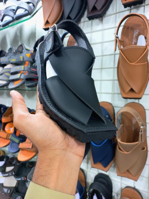 ASALI Mans Leather Peshawari Chappal