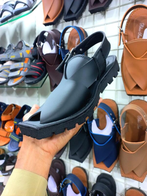 ASALI Mans Leather Peshawari Chappal - Image 3