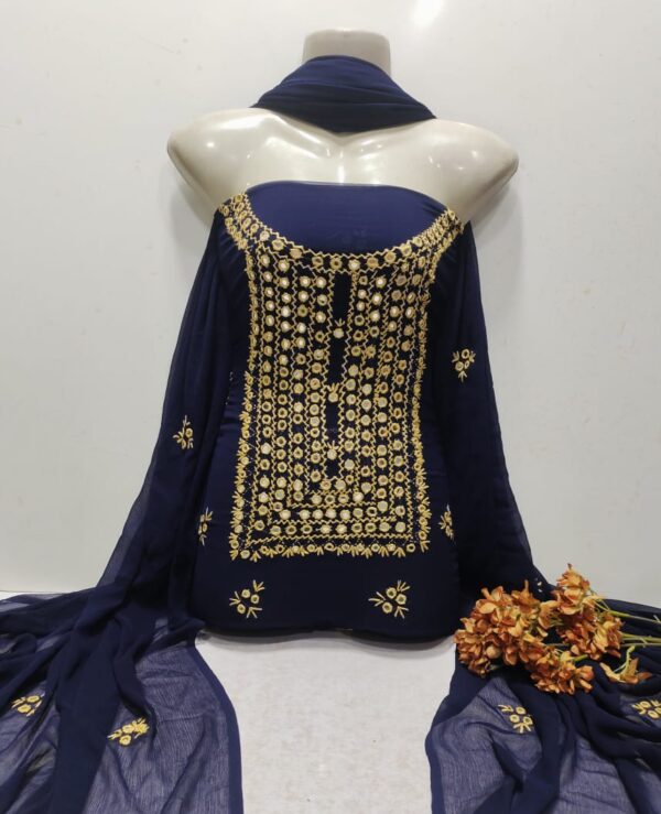 Hand Embroidery unstichable dress - Image 8