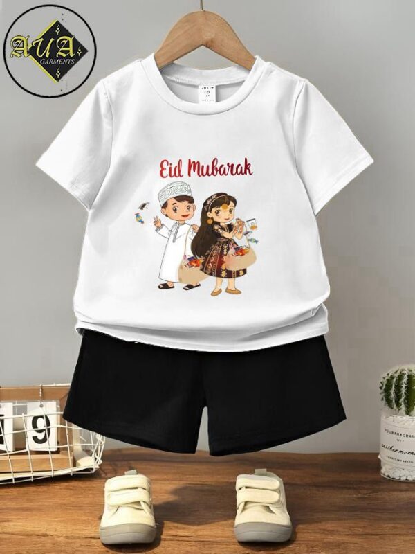 Eid collection kids suits tshirts +short - Image 4