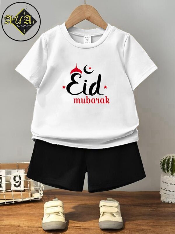 Eid collection kids suits tshirts +short - Image 5