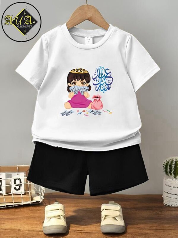 Eid collection kids suits tshirts +short - Image 6