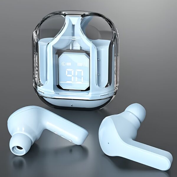 1 Pair of Wireless Earbuds with LED Digital Display - Image 4