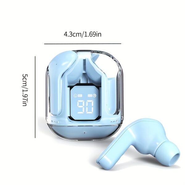 1 Pair of Wireless Earbuds with LED Digital Display - Image 6