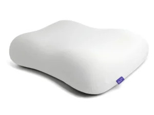 C CUSHION LAB Deep Sleep Pillow, Patented Ergonomic Contour Design for Side & Back Sleepers, Orthopedic Cervical Shape Gently Cradles Head & Provides Neck Support & Shoulder Pain Relief - Calm Grey
