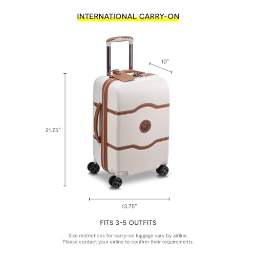 DELSEY PARIS Chatelet Air 2.0 Hardside Luggage with Spinner Wheels, Angora, Carry on 19 Inch - Image 11