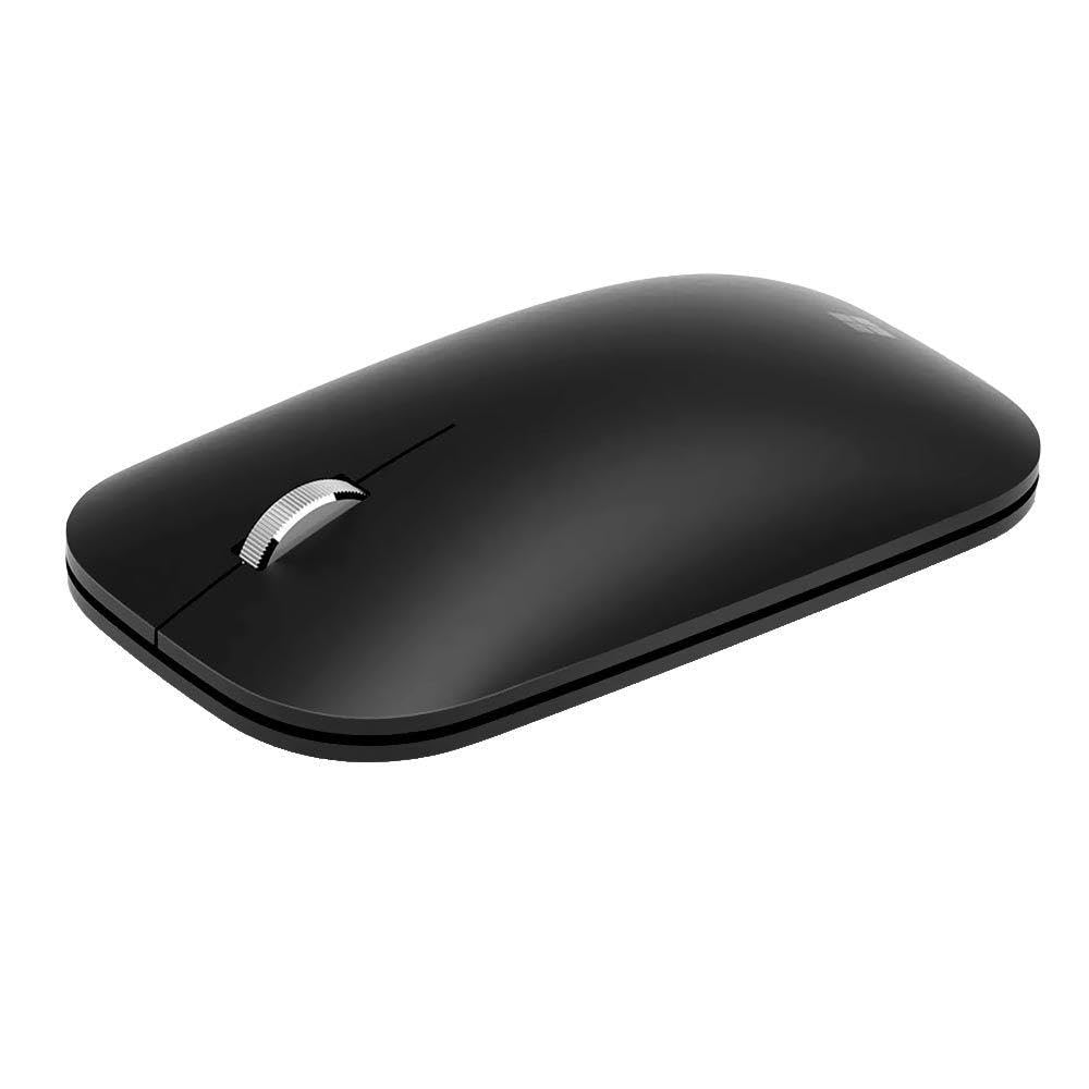 Microsoft Modern Mobile Mouse, Black - Comfortable Right/Left Hand Use design with Metal Scroll Wheel, Wireless, Bluetooth for PC/Laptop/Desktop, works with Mac/Windows 8/10/11 Computers - Image 3