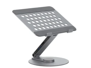 ADAM elements HUB 360 8-in-1 USB-C Docking Station, 360° Rotating Laptop Stand with 4K HDMI, 100W PD, USB 3.2, SD/TF Card Reader for MacBook Pro/Air M4 M3 M2, iPad & Windows Laptops