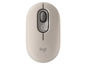 Logitech POP Mouse, Wireless Mouse with Customizable Emojis, SilentTouch Technology, Precision/Speed Scroll, Compact Design, Bluetooth, Multi-Device, OS Compatible - Mist