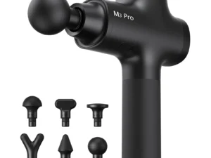 Opove M3 Pro 2 Massage Gun Deep Tissue Percussion Muscle Massager for Workout, Handheld Percussive Therapy Fascia Gun for Athletes Fast Recovery 4-8 Hours Long Battery Life, Powerful, Quiet, Black