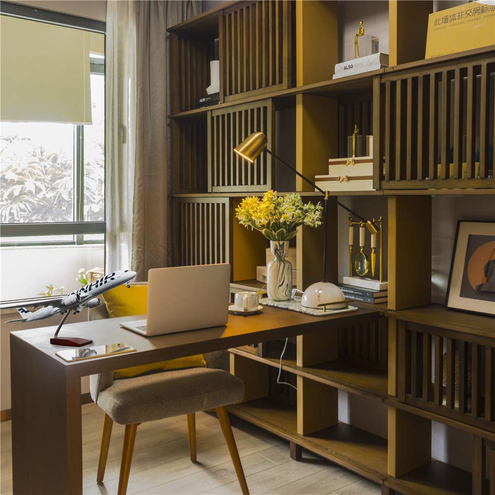 24-Hours 18” 1:142 Airplane Model Finn Airbus 350 Plane Model Kits with LED Light(Touch or Sound Control) for Decoration or Gift - Image 5