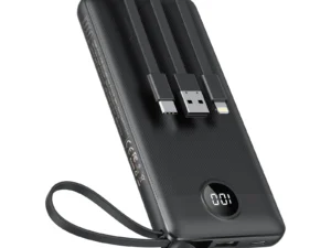 VEEKTOMX Portable Charger Built-in Cables,10000mAh Power Bank for iPhone,Fast Charge USB C Battery Pack Travel Essentials Powerbank Compatible with iPhone 17/16/15/14, Samsung S25/24, Android, etc