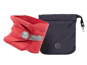 trtl Pillow - Scientifically Proven, Super Soft Neck Support Travel Pillow for Airplanes - Lightweight and Machine Washable - Ergonomic Design for Traveling on Flights, Cars, and Trains - Coral