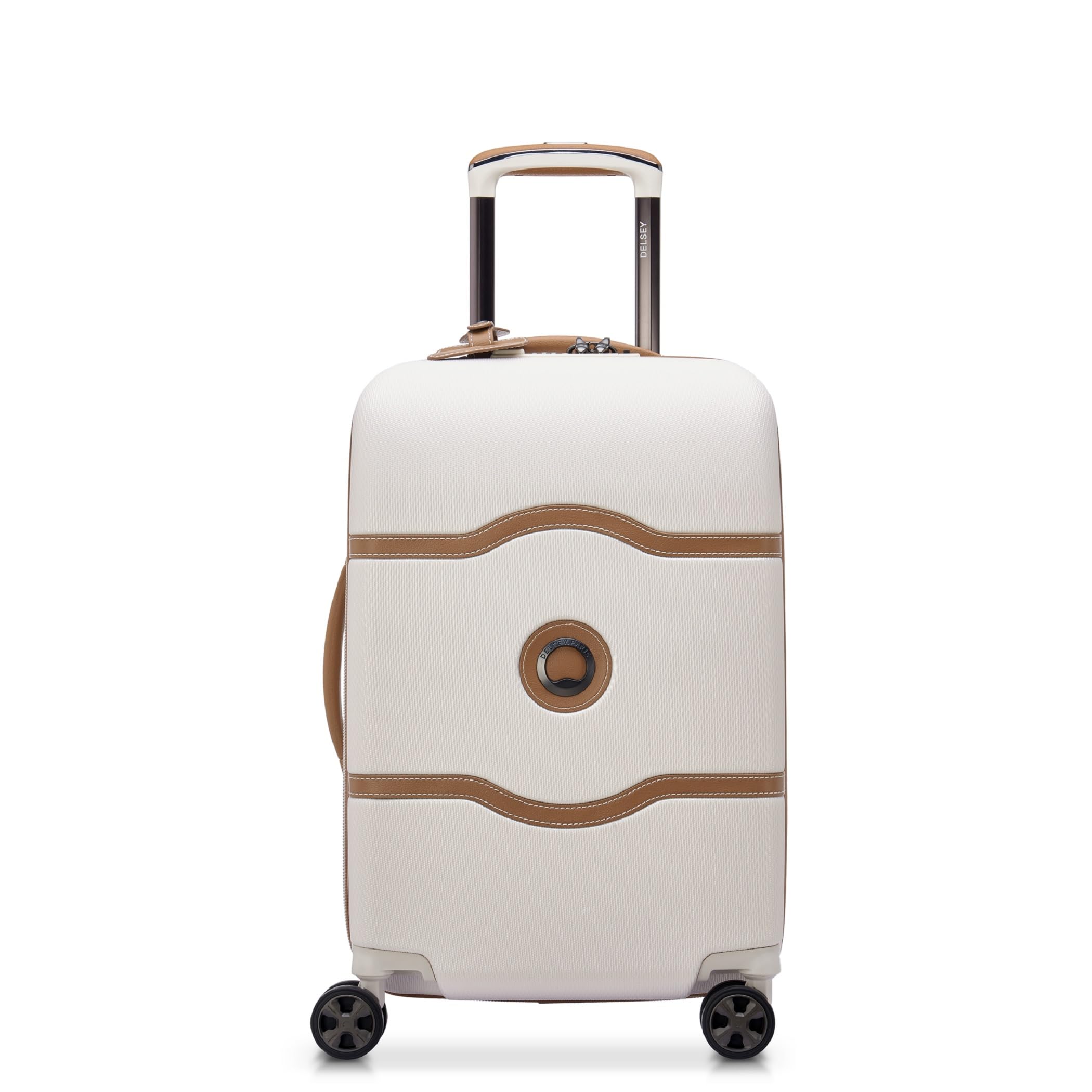 DELSEY PARIS Chatelet Air 2.0 Hardside Luggage with Spinner Wheels, Angora, Carry on 19 Inch