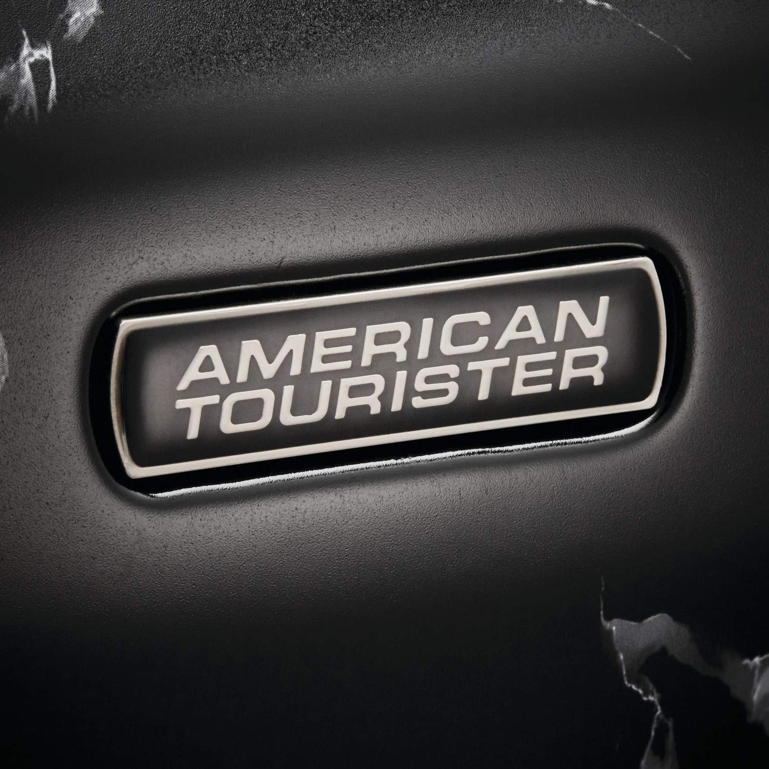 American Tourister Moonlight Hardside Expandable Luggage with Spinner Wheels, Black Marble, 3-Piece Set (21/24/28) - Image 2