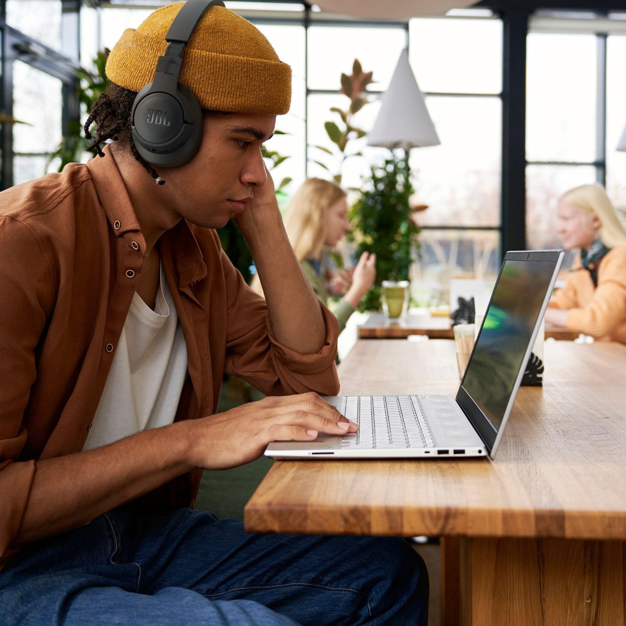 JBL Tune 770NC - Adaptive Noise Cancelling with Smart Ambient Wireless Over-Ear Headphones, Bluetooth 5.3, Up to 70H Battery Life with Speed Charge, Lightweight, Comfortable & Foldable Design (Black) - Image 7