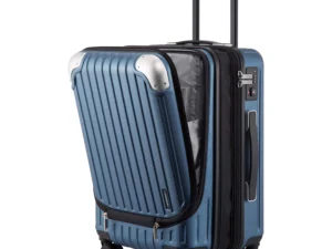 LEVEL8 Grace Carry on Luggage Airline Approved, 20 Inch Expandable Hard Sided Luggages with Spinner Wheels, Harshell Small Rolling Suitcase for Women Men with Tsa Lock, Blue