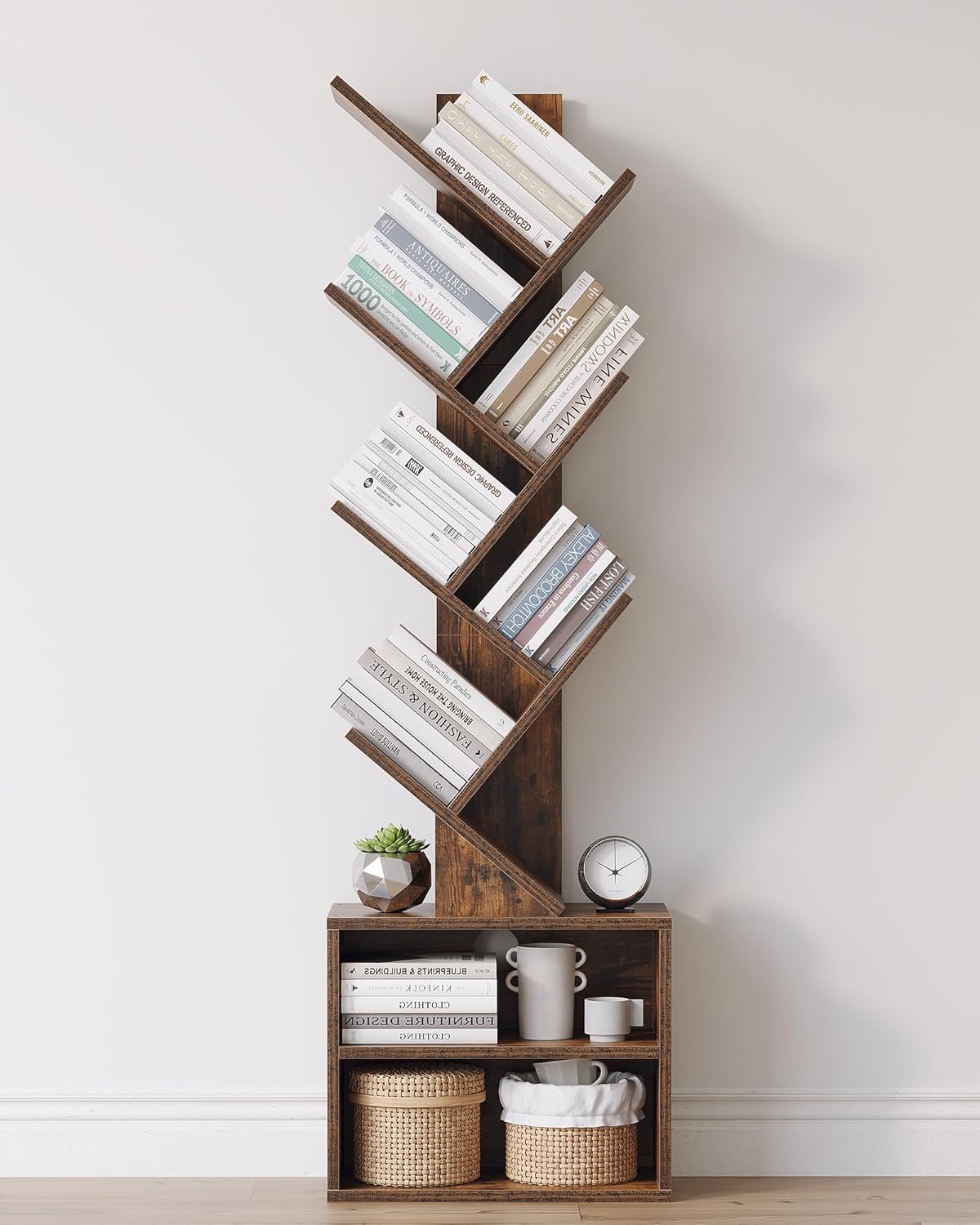 6 Tier Tree Bookshelf: The Small-Space Storage Hero New York Apartments Have Been Waiting For
